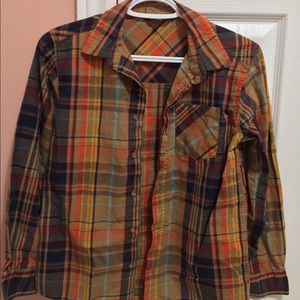 George Autumn Flannel - Orange Ochre